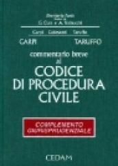 Commentario breve al codice di procedura civile. Complemento giurisprudenziale