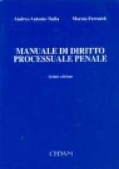 Manuale di diritto processuale penale