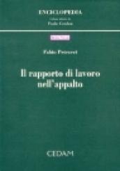 Il rapporto di lavoro nell'appalto