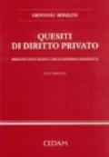 Quesiti di diritto privato. Milleottanta quesiti con le risposte ragionate