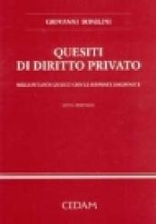 Quesiti di diritto privato. Milleottanta quesiti con le risposte ragionate