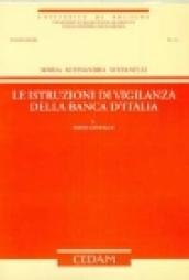 Le istruzioni di vigilanza della banca d'Italia