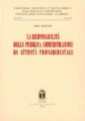 La responsabilità della pubblica amministrazione da attività provvedimentale