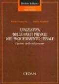 L'iniziativa delle parti private nel procedimento penale. L'azione civile nel processo