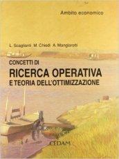 Concetti di ricerca operativa e teoria dell'ottimizzazione. Ambito economico. Per gli Ist. Tecnici commerciali