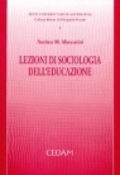 Lezioni di sociologia dell'educazione