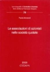 Le associazioni di azionisti nelle società quotate