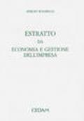 Estratto dalla seconda edizione di «Economia e gestione dell'impresa»
