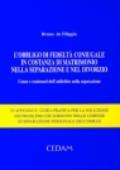 L'obbligo di fedeltà coniugale in costanza di matrimonio nella separazione e nel divorzio. Cause e contenuti dell'addebito nella separazione