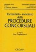 Formulario annotato delle procedure concorsuali. Con CD-ROM