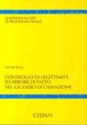 Controllo di legittimità ed errore di fatto nel giudizio di Cassazione