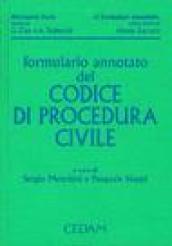 Formulario annotato del codice di procedura civile. Con CD-Rom