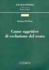 Cause oggettive di esclusione del reato