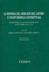 La riforma del mercato del lavoro e i nuovi modelli contrattuali. Commentario al Decreto legislativo 10 settembre 2003, n. 276