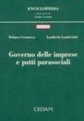 Governo delle imprese e patti parasociali