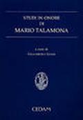 Studi in onore di Mario Talamona