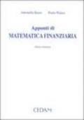 Appunti di matematica finanziaria