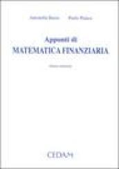 Appunti di matematica finanziaria