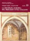 La disciplina europea del processo civile italiano