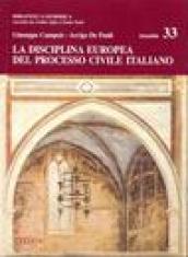 La disciplina europea del processo civile italiano