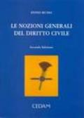 Le nozioni generali del diritto civile