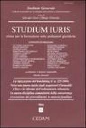 Studium iuris. Rivista per la formazione nelle professioni giuridiche (2004) vol.12