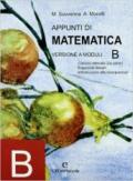 Appunti di matematica. Modulo B. Per le Scuole superiori