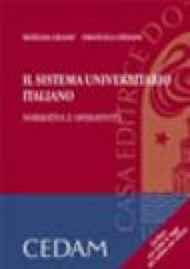 Il sistema universitario italiano. Normativa e operatività. Con CD-ROM