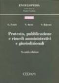 Protesto, pubblicazione e rimedi amministrativi e giurisdizionali