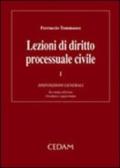 Lezioni di diritto processuale civile. 1.Disposizioni generali