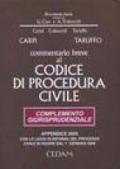 Commentario breve al codice di procedura civile. Complemento giurisprudenziale. Appendice di aggiornamento 2005