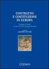 Contratto e costituzione in Europa. Convegno di studio