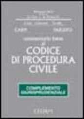 Commentario breve al codice di procedura civile. Complemento giurisprudenziale