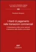 I ritardi di pagamento nelle transazioni commerciali