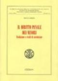 Il diritto penale dei minori. Evoluzione e rischi di involuzione