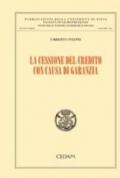 La cessione del credito con causa di garanzia