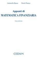 Appunti di matematica finanziaria