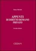 Appunti di diritto romano privato