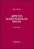 Appunti di diritto romano privato