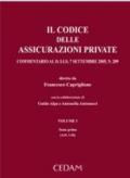 Il codice delle assicurazioni private. Commentario al D. Lgs. 7 settembre 2005, N. 209. 1.