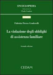 La violazione degli obblighi di assistenza familiare