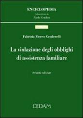 La violazione degli obblighi di assistenza familiare