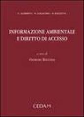 Informazione ambientale e diritto di accesso