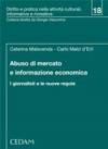 Abuso di mercato e informazione economica. I giornalisti e le nuove regole