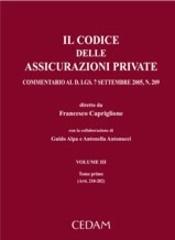 Il codice delle assicurazioni private. Commentario al D. Lgs. 7 settembre 2005, n. 209. 3.