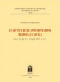 Le società delle amministrazioni regionali e locali