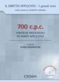 Settecento cpc. Strategie processuali ed ambiti applicativi. Con CD-ROM