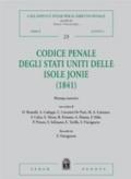 Codice penale degli Stati Uniti delle Isole Jonie (rist. anast. 1841)