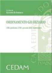 Ordinamento giudiziario. Uffici giudiziari, CSM e governo della magistratura