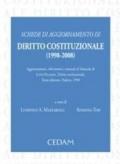 Schede di aggiornamento di diritto costituzionale (1998-2008)